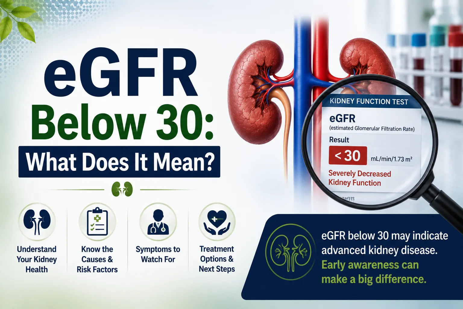 eGFR Below 30: What Does It Mean? eGFR Below 30: What Does It Mean?
